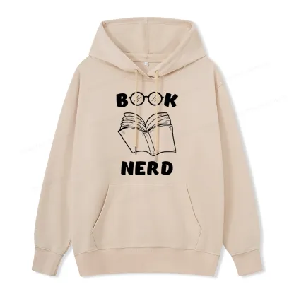Pagewings Book Nerd Funny Book Unisex Classic Hoodie