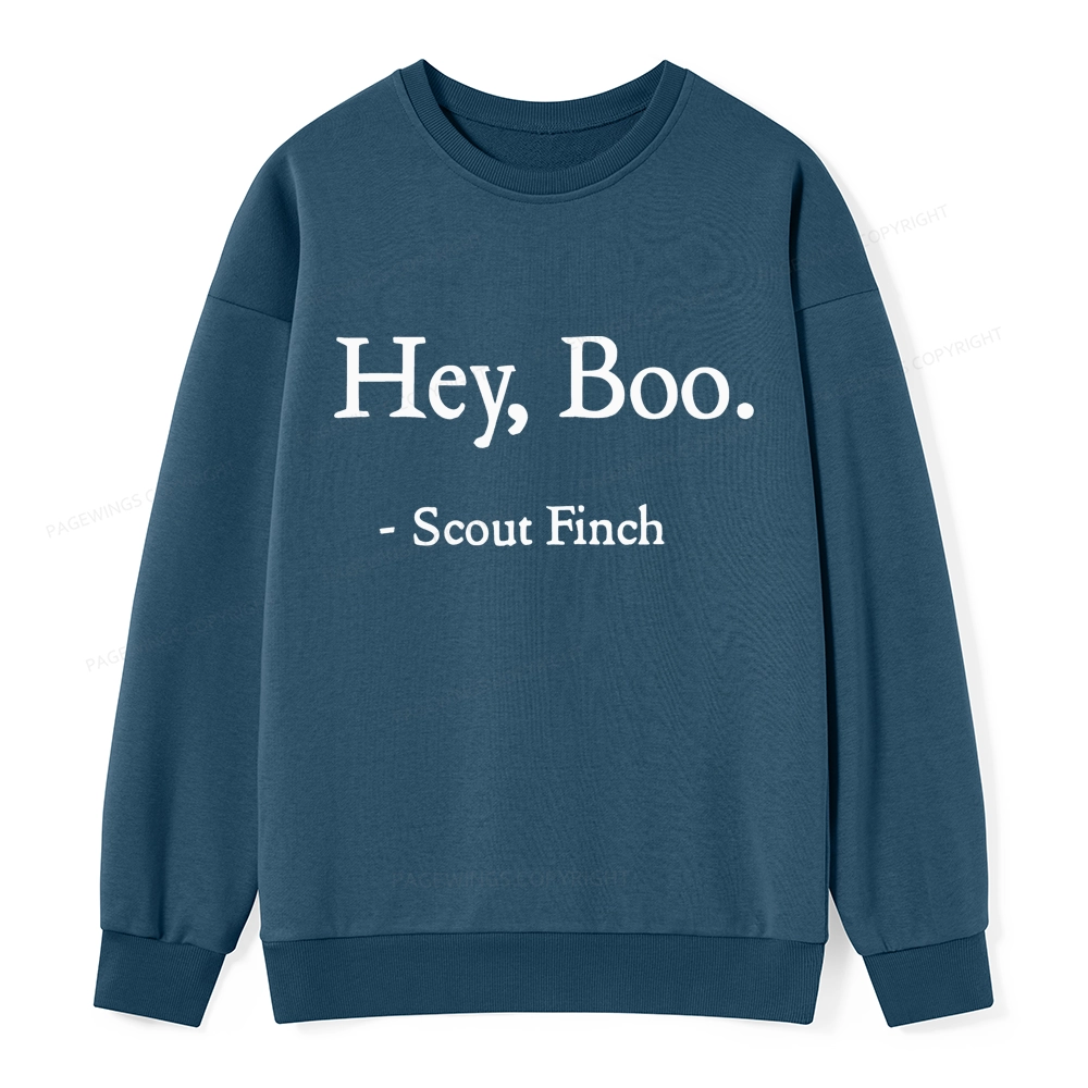 Pagewings HEY BOO Unisex Classic Sweatshirt