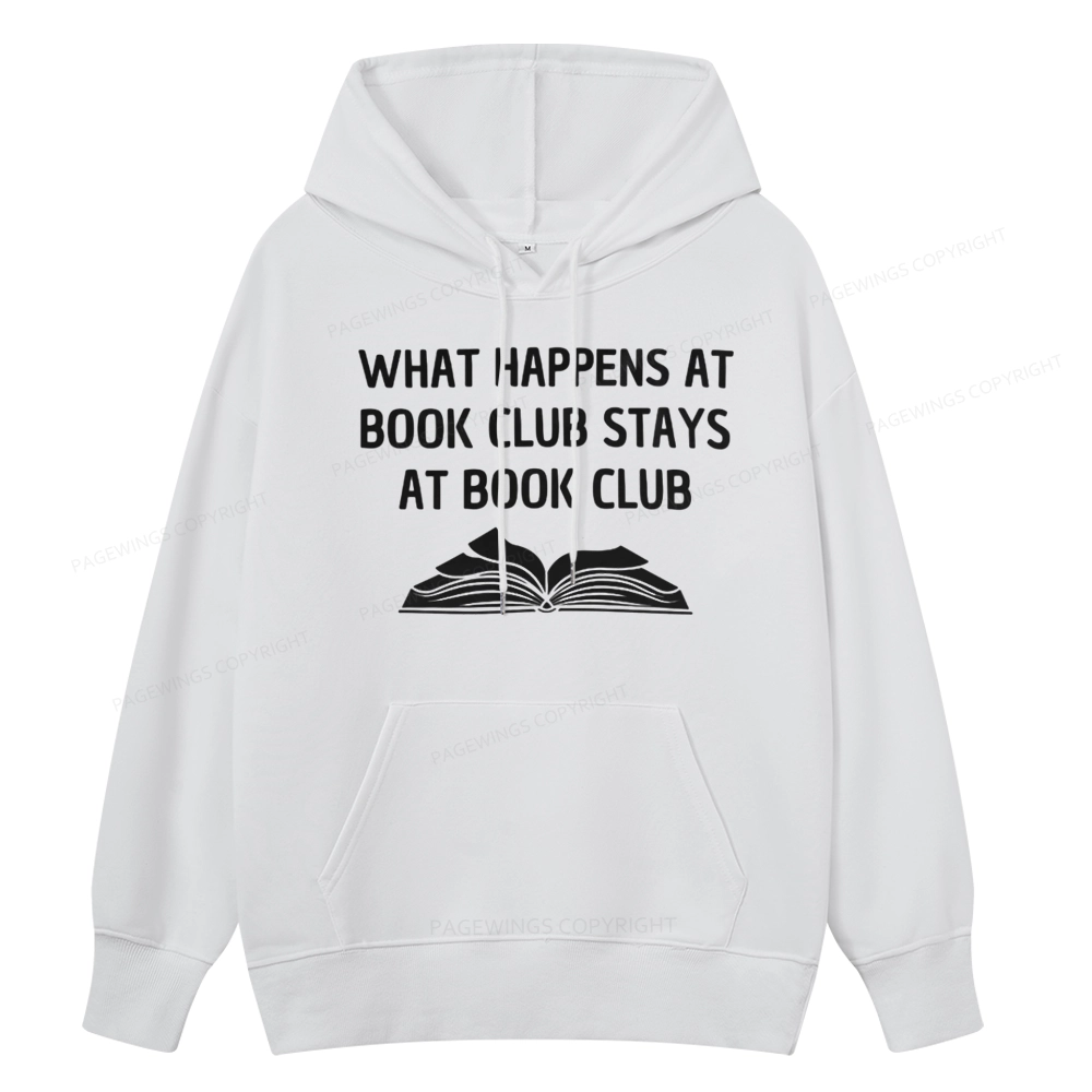 Pagewings What Happens At Book Club Stays At Book Club Unisex Classic Hoodie
