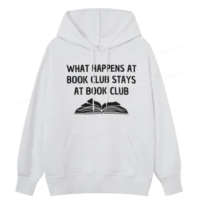 Pagewings What Happens At Book Club Stays At Book Club Unisex Classic Hoodie