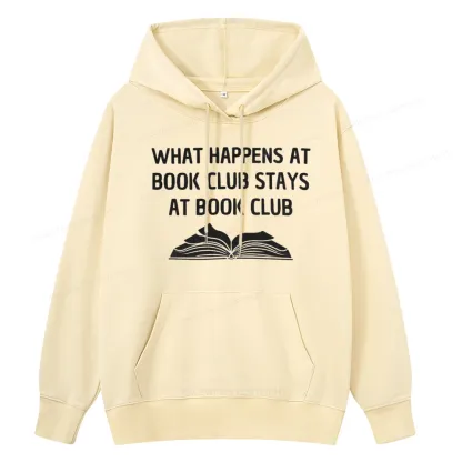 Pagewings What Happens At Book Club Stays At Book Club Unisex Classic Hoodie