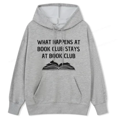 Pagewings What Happens At Book Club Stays At Book Club Unisex Classic Hoodie