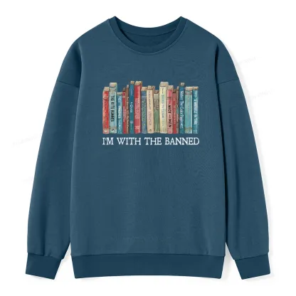 Pagewings I'm With The Banned Unisex Classic Sweatshirt