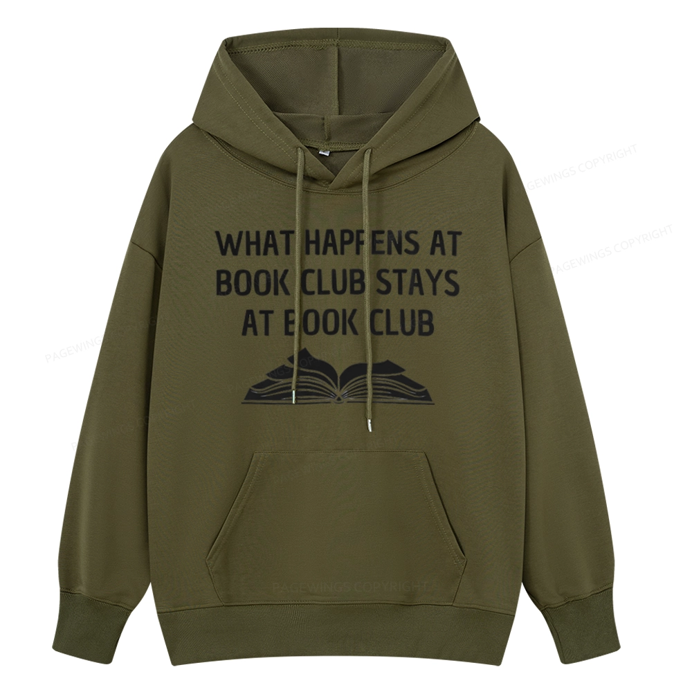Pagewings What Happens At Book Club Stays At Book Club Unisex Classic Hoodie