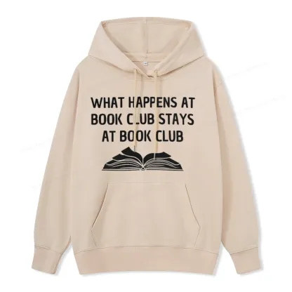 Pagewings What Happens At Book Club Stays At Book Club Unisex Classic Hoodie