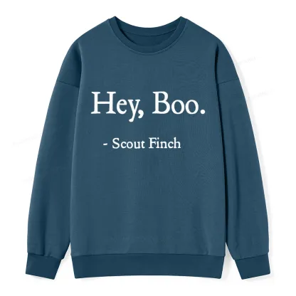 Pagewings HEY BOO Unisex Classic Sweatshirt