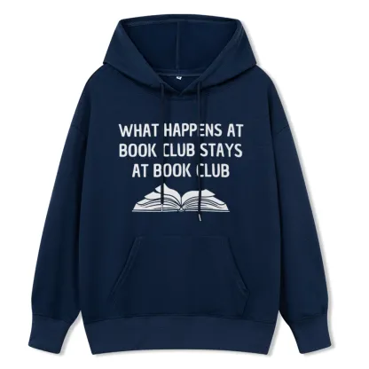 Pagewings What Happens At Book Club Stays At Book Club Unisex Classic Hoodie