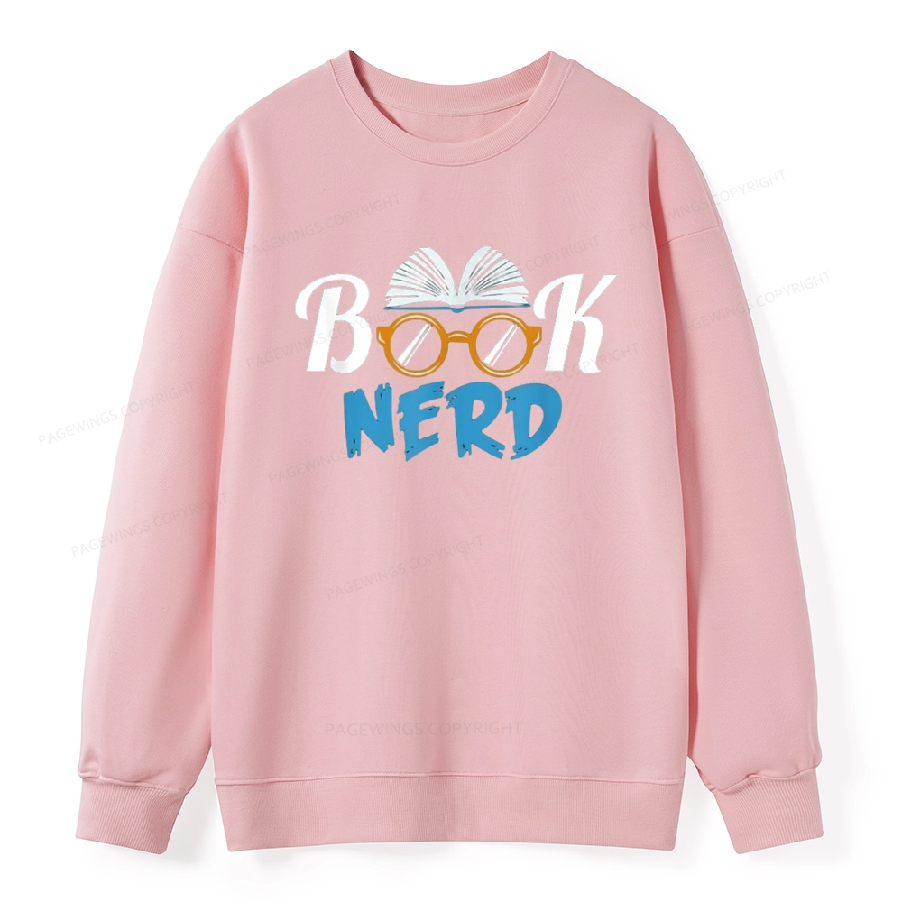 Pagewings Book Nerd Unisex Classic Sweatshirt
