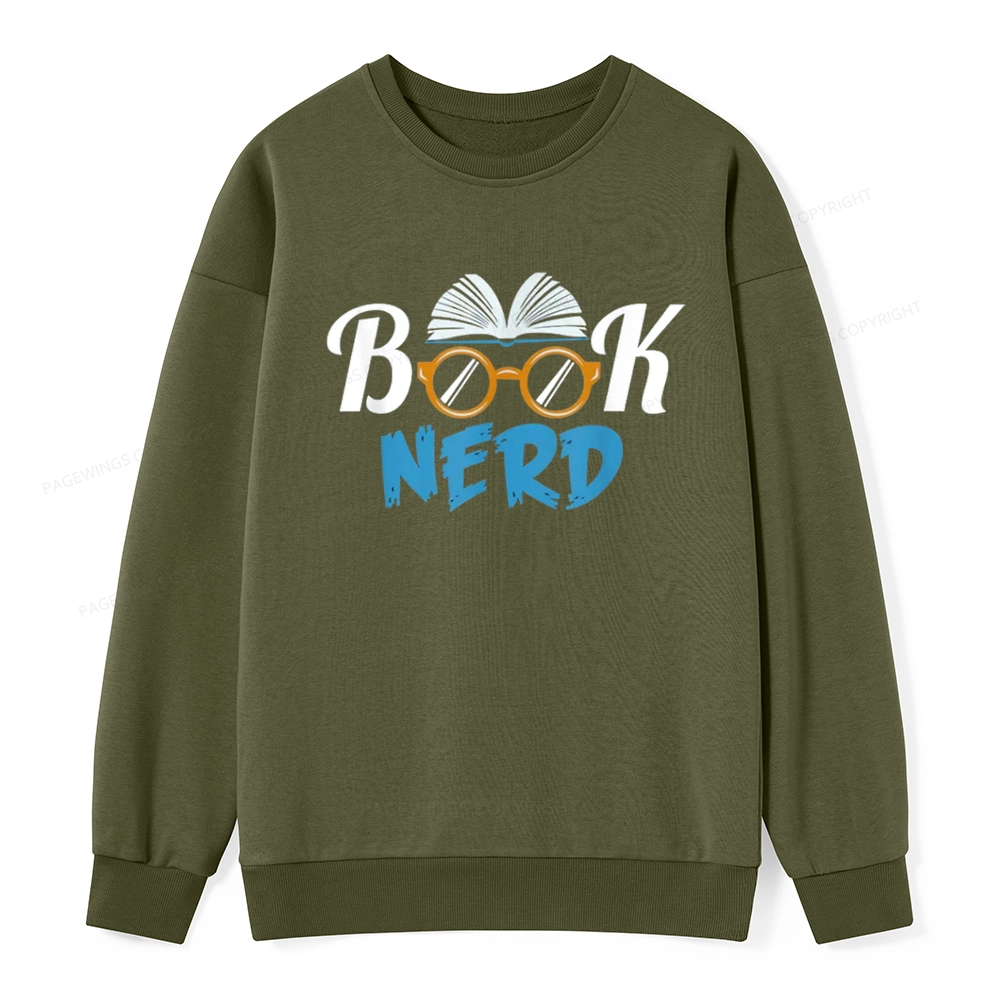 Pagewings Book Nerd Unisex Classic Sweatshirt