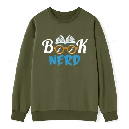Pagewings Book Nerd Unisex Classic Sweatshirt
