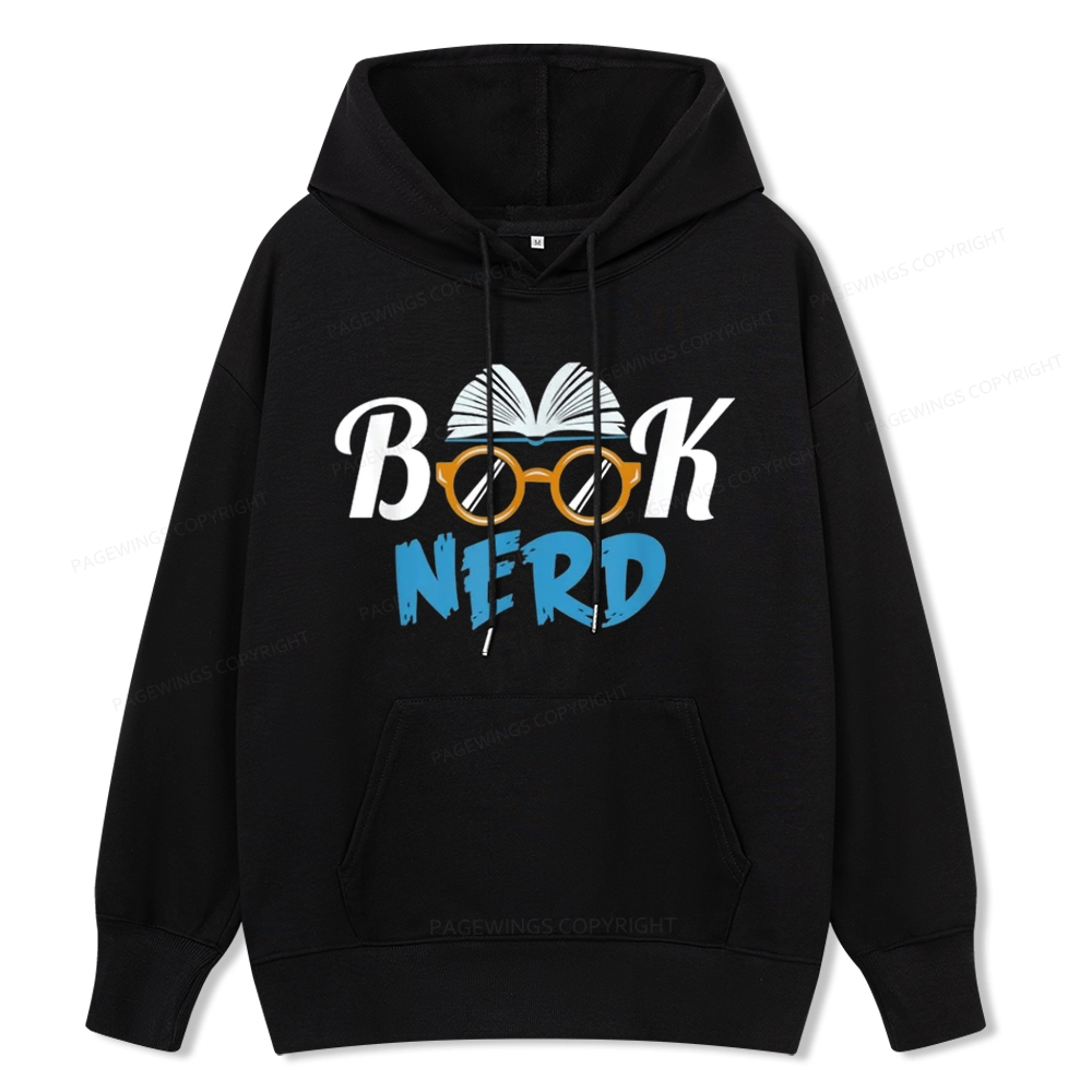 Pagewings Book Nerd Unisex Classic Hoodie