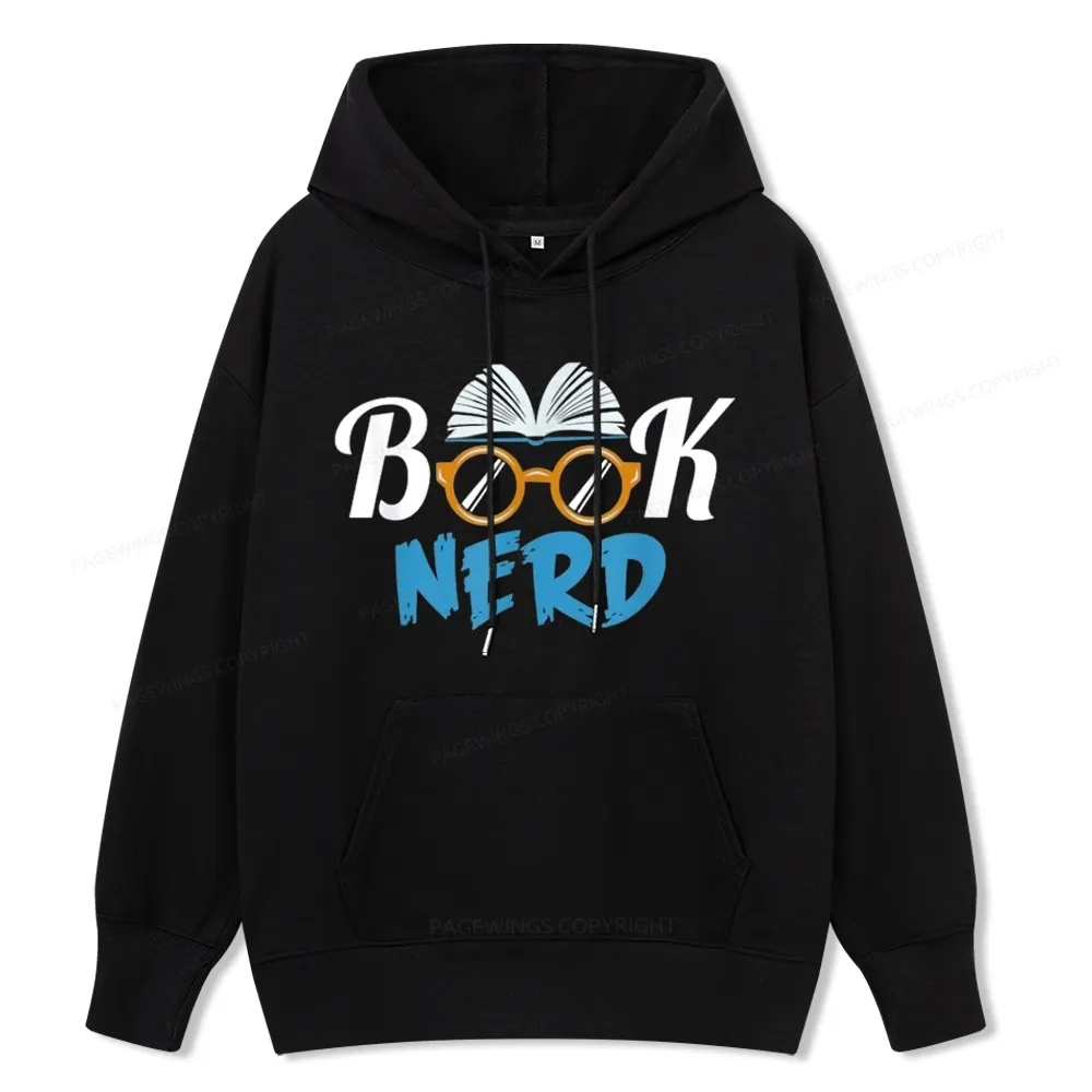 Pagewings Book Nerd Unisex Classic Hoodie