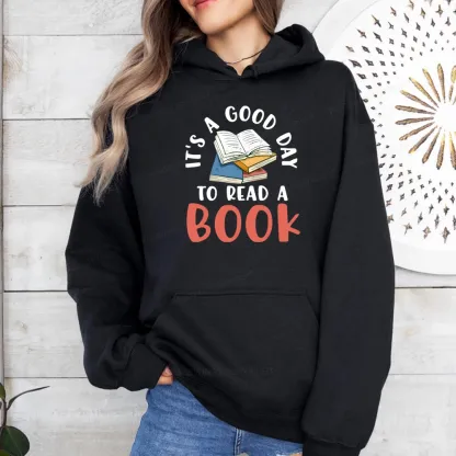 Pagewings It’s a Good Day to Read a Book Unisex Classic Hoodie