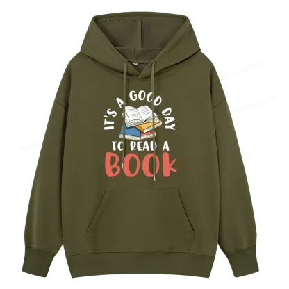 Pagewings It’s a Good Day to Read a Book Unisex Classic Hoodie