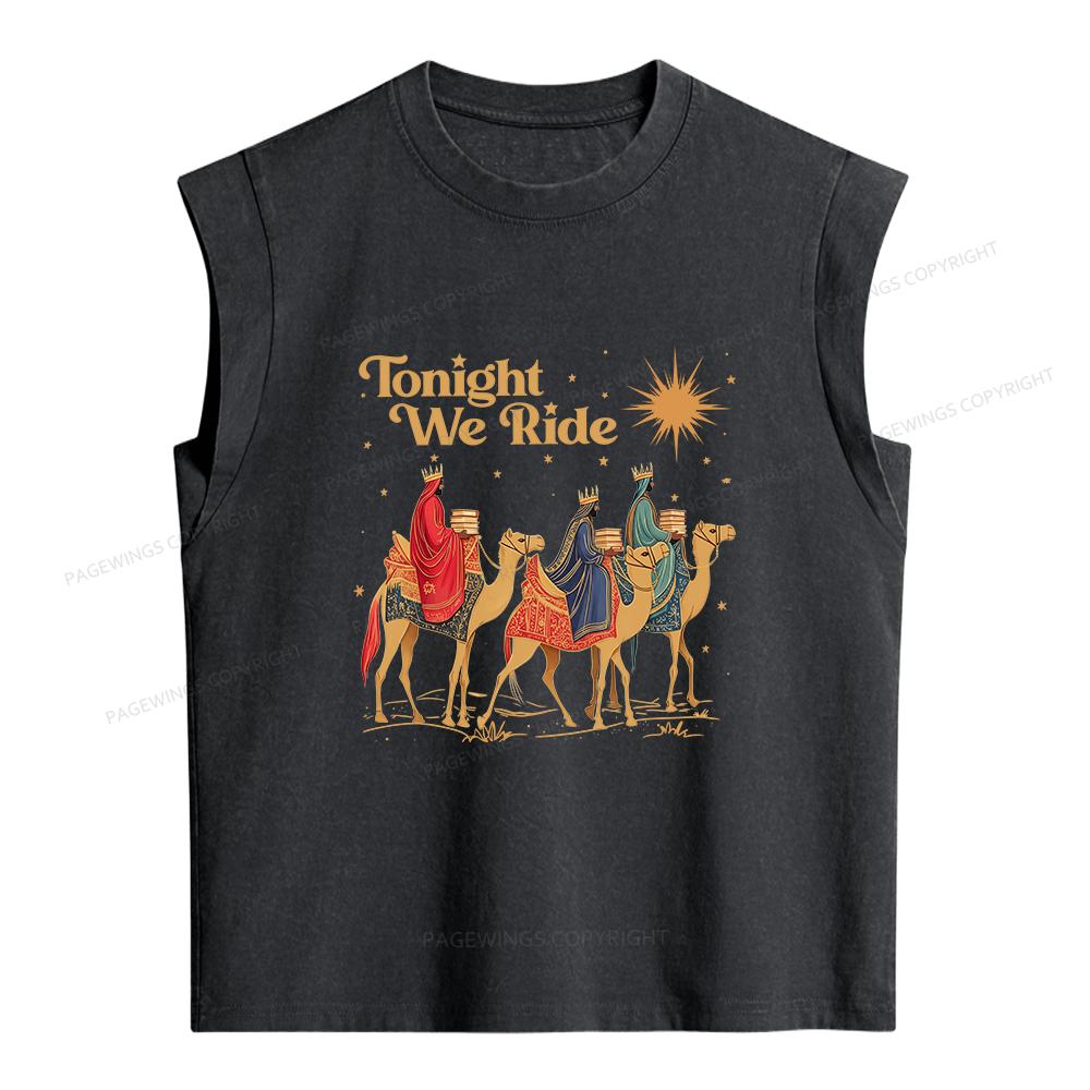 Pagewings Tonight We Ride Women's Washed Tank Top