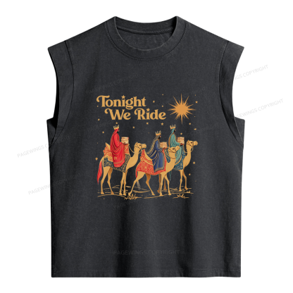 Pagewings Tonight We Ride Women's Washed Tank Top