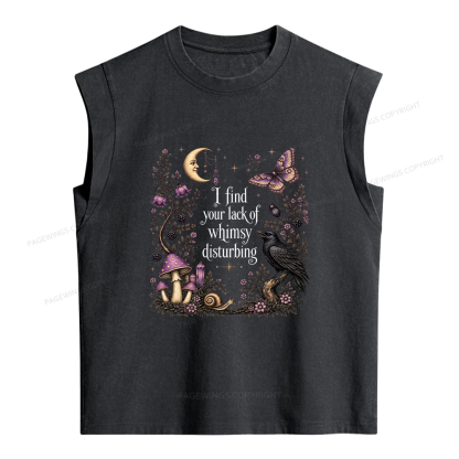 Pagewings Lack of Whimsy Women's Washed Tank Top