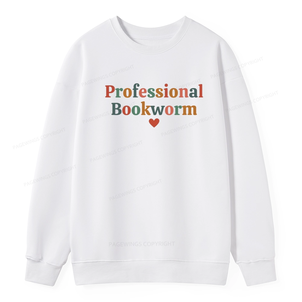 Pagewings Professional Bookworm Unise Classic Sweatshirt