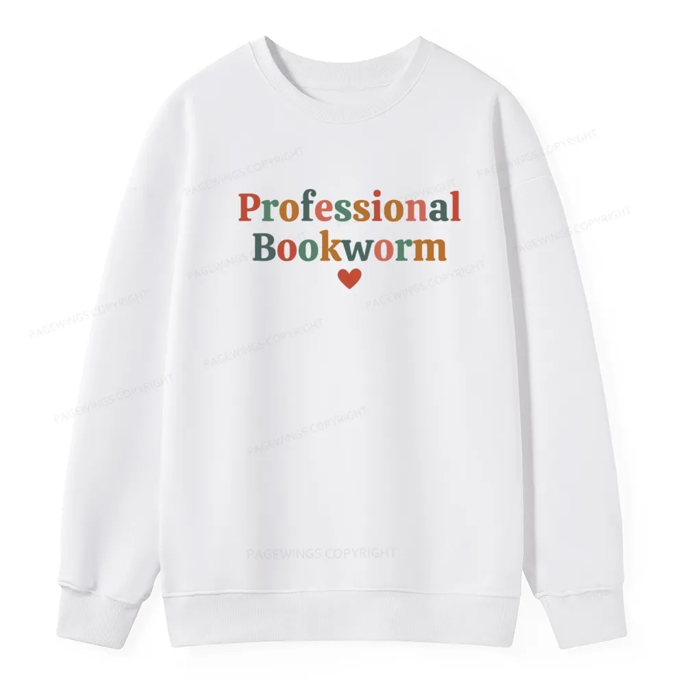Pagewings Professional Bookworm Unise Classic Sweatshirt
