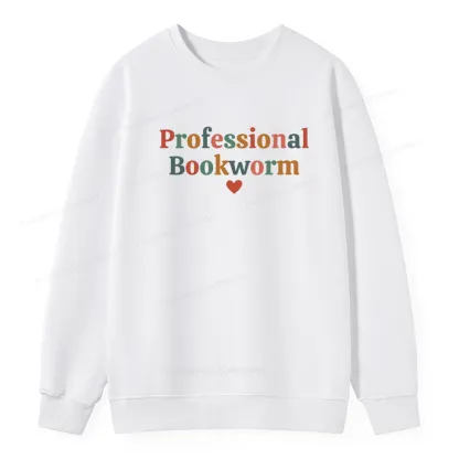 Pagewings Professional Bookworm Unise Classic Sweatshirt