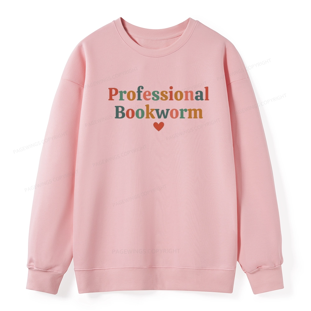 Pagewings Professional Bookworm Unise Classic Sweatshirt