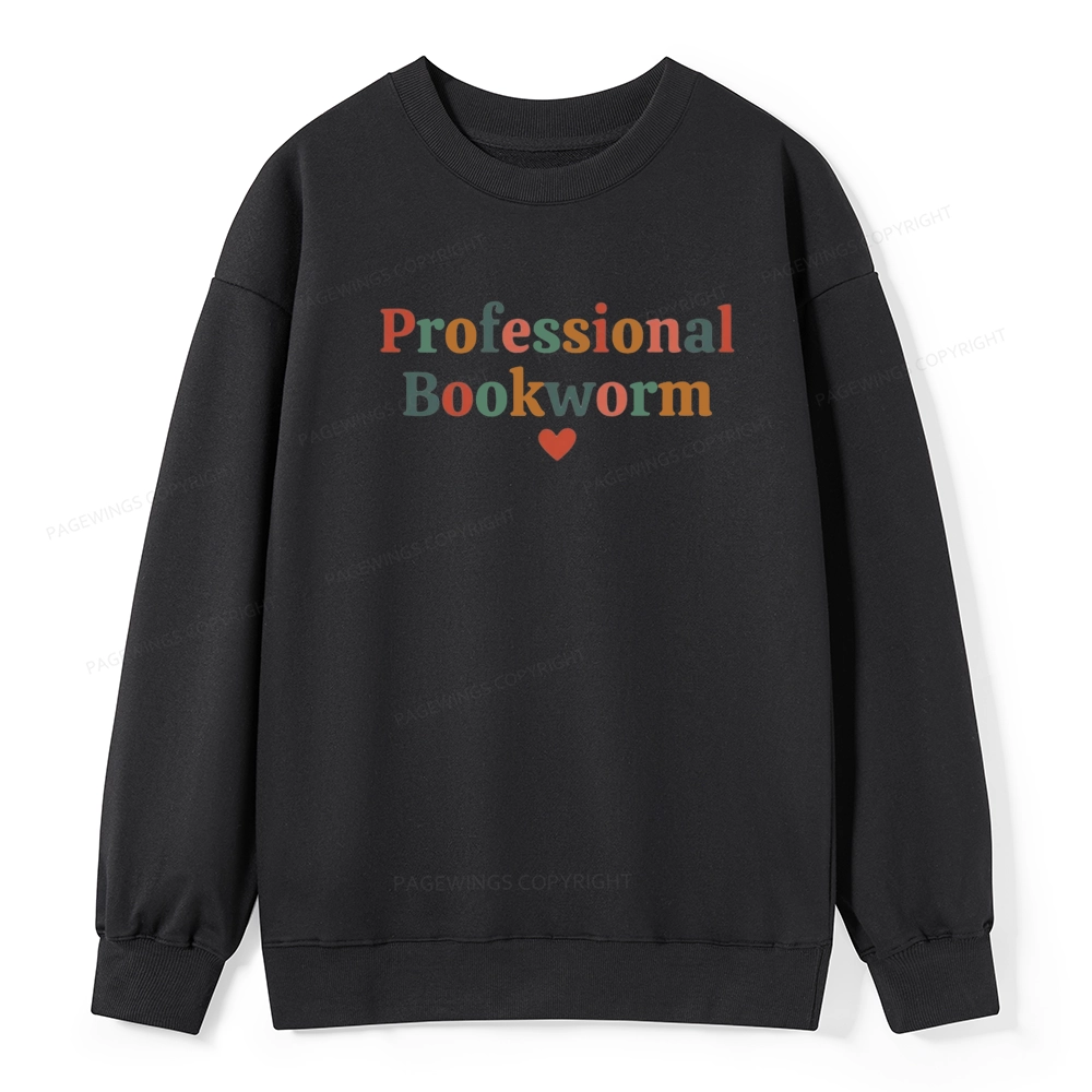 Pagewings Professional Bookworm Unise Classic Sweatshirt