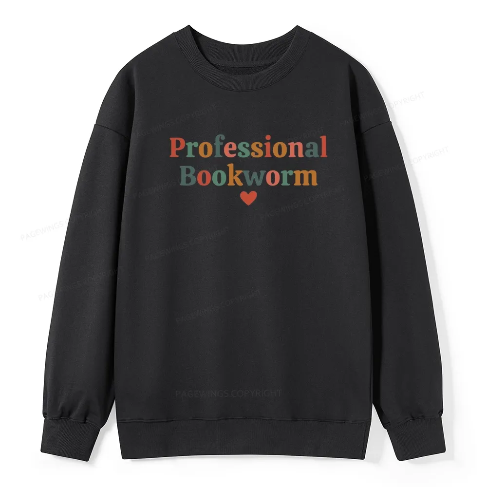 Pagewings Professional Bookworm Unise Classic Sweatshirt