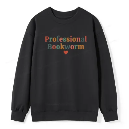 Pagewings Professional Bookworm Unise Classic Sweatshirt