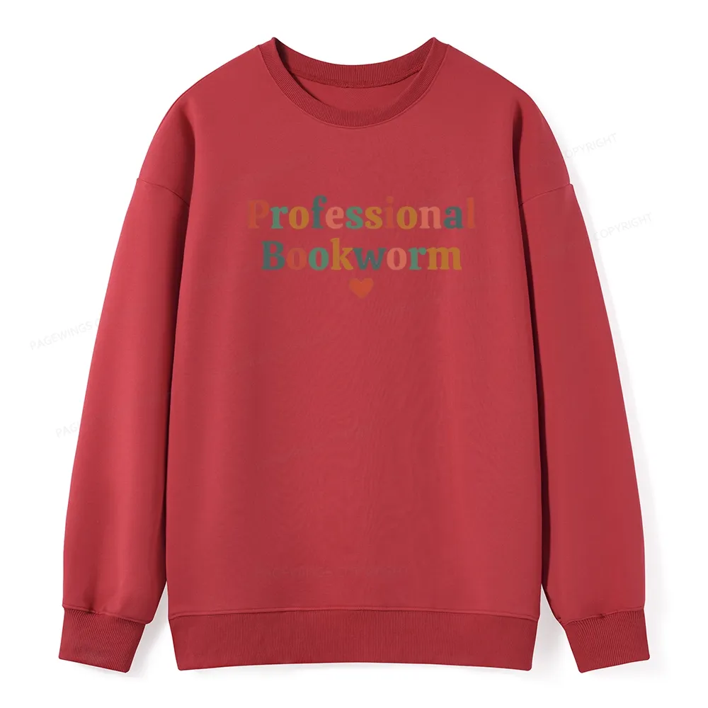 Pagewings Professional Bookworm Unise Classic Sweatshirt