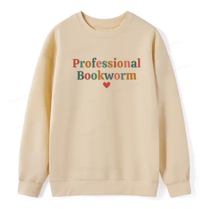 Pagewings Professional Bookworm Unise Classic Sweatshirt