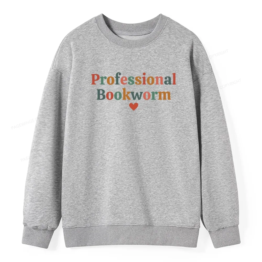 Pagewings Professional Bookworm Unise Classic Sweatshirt