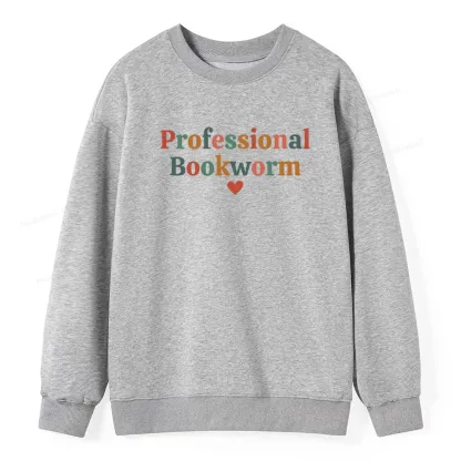 Pagewings Professional Bookworm Unise Classic Sweatshirt