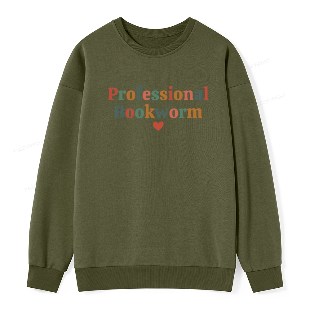 Pagewings Professional Bookworm Unise Classic Sweatshirt