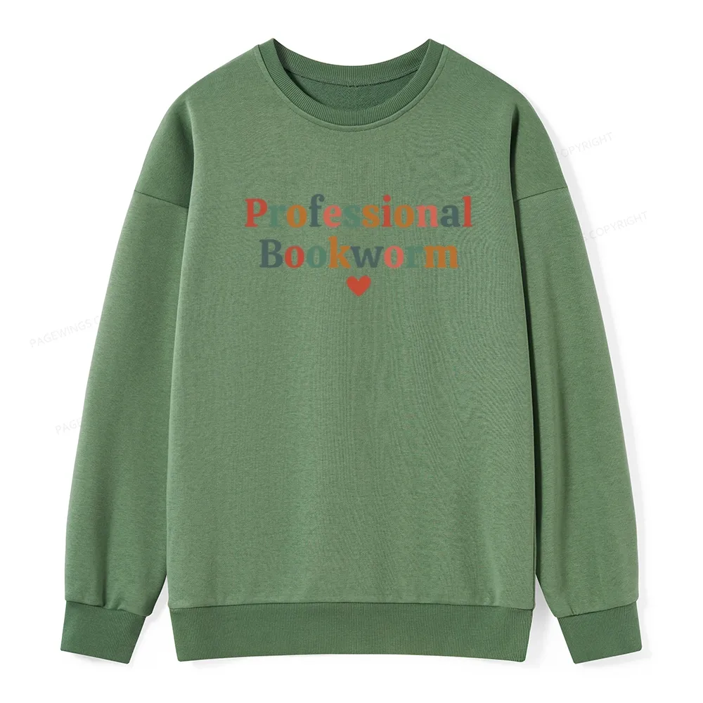 Pagewings Professional Bookworm Unise Classic Sweatshirt