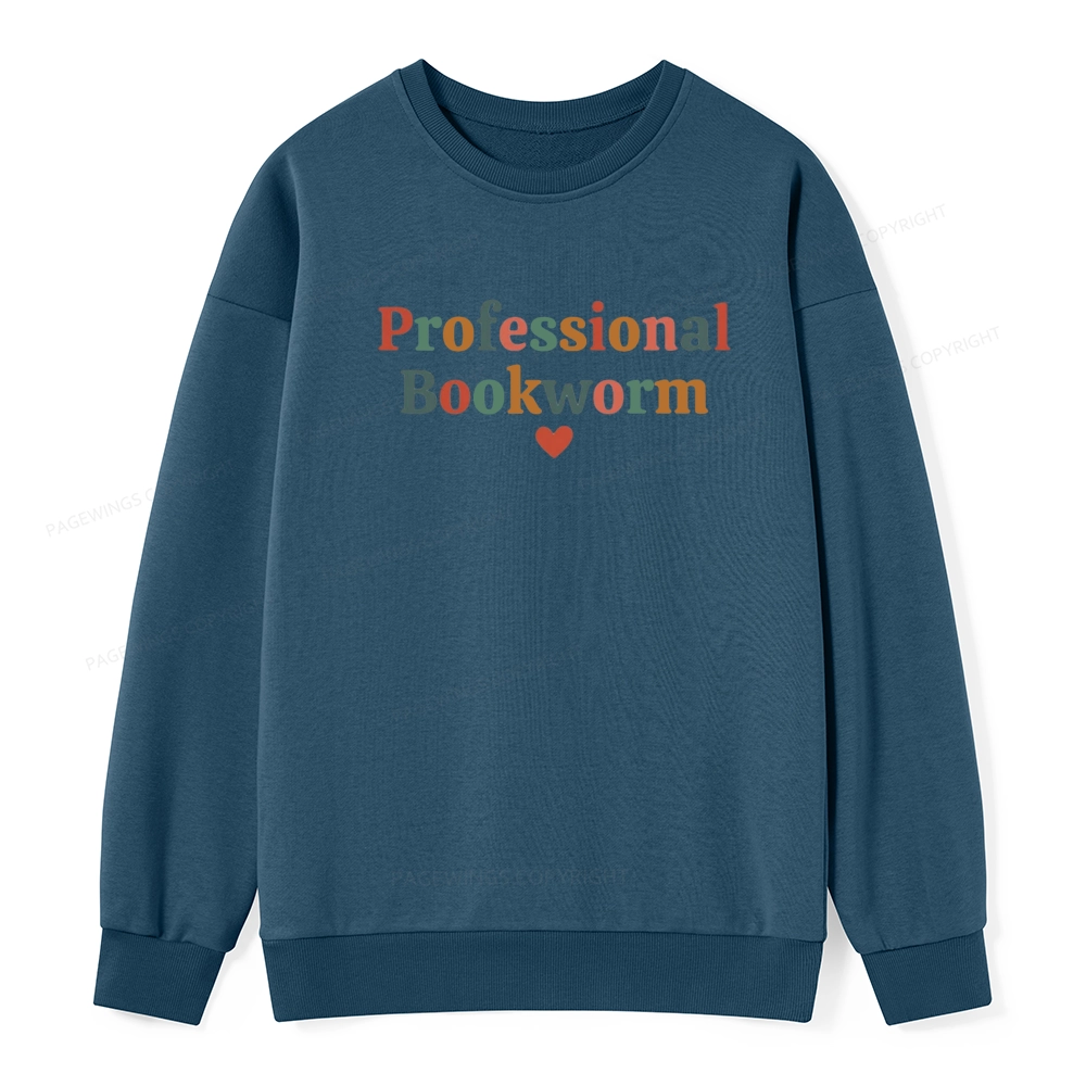 Pagewings Professional Bookworm Unise Classic Sweatshirt