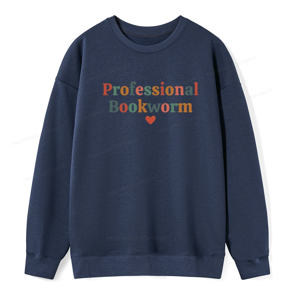 Pagewings Professional Bookworm Unise Classic Sweatshirt