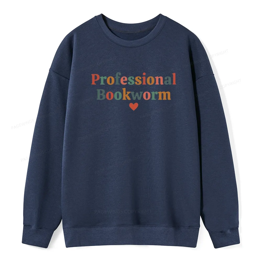 Pagewings Professional Bookworm Unise Classic Sweatshirt