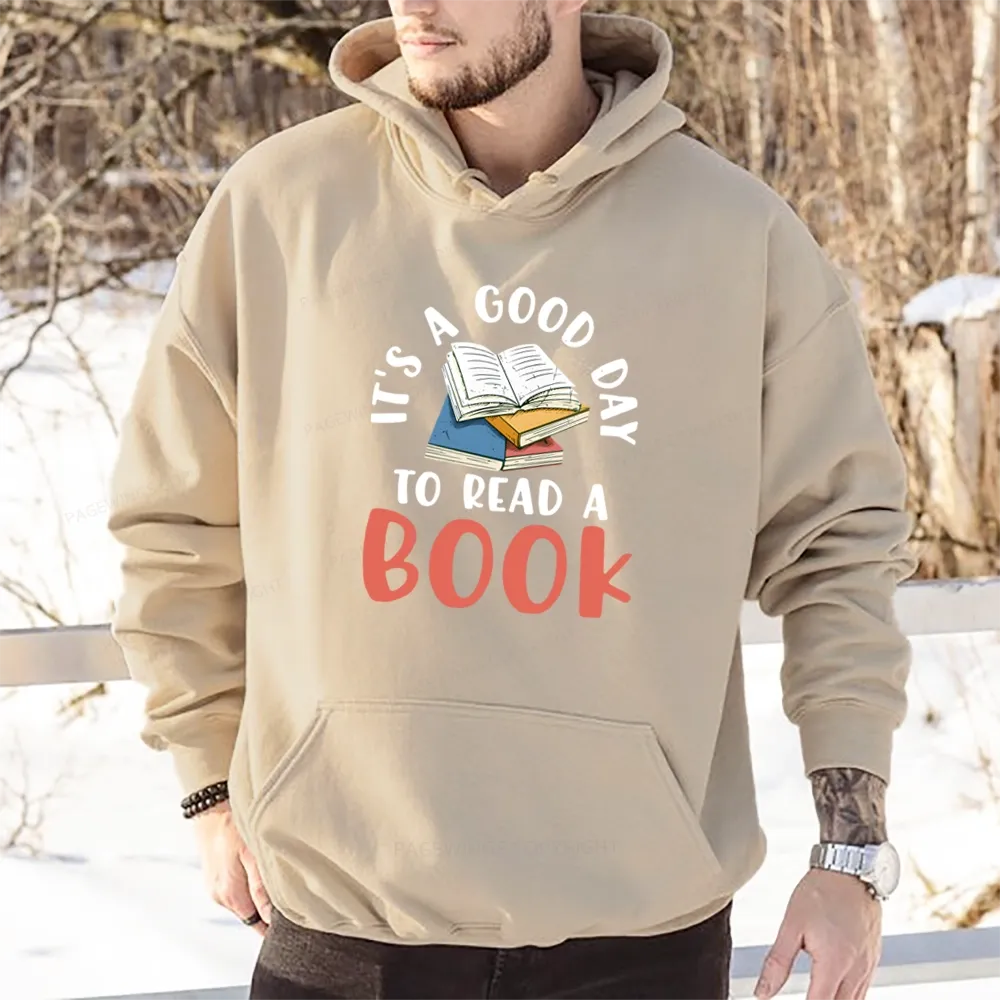 Pagewings It’s a Good Day to Read a Book Unisex Classic Hoodie