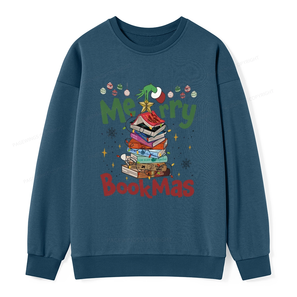 Pagewings Fourth Wing Merry Bookmas Unisex Classic Sweatshirt