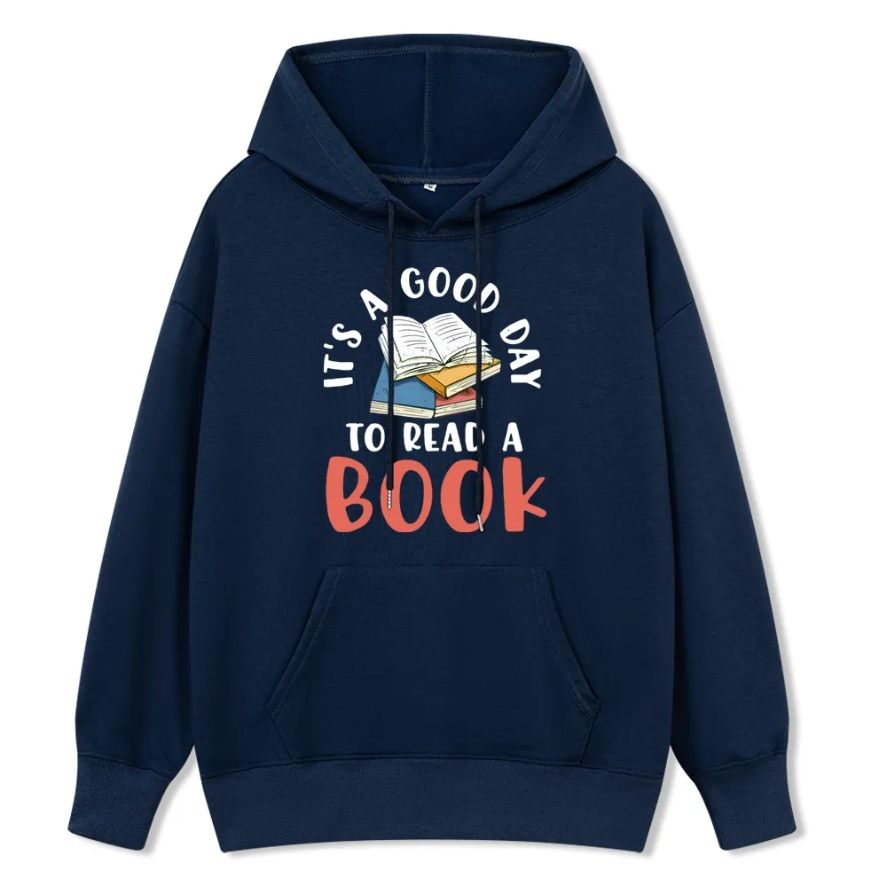 Pagewings It’s a Good Day to Read a Book Unisex Classic Hoodie