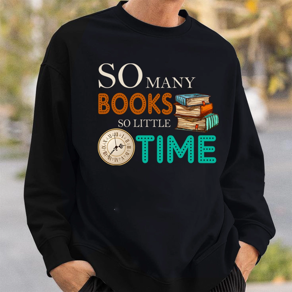 Pagewings So Many Books So Little Time Book Unisex Classic Sweatshirt
