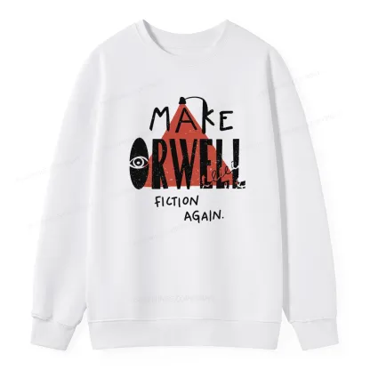 Pagewings Make Orwell Fiction Again Unisex Classic Sweatshirt
