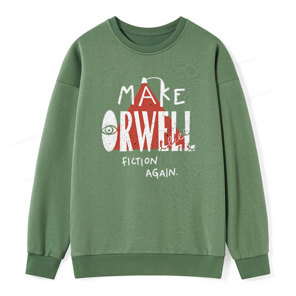 Pagewings Make Orwell Fiction Again Unisex Classic Sweatshirt