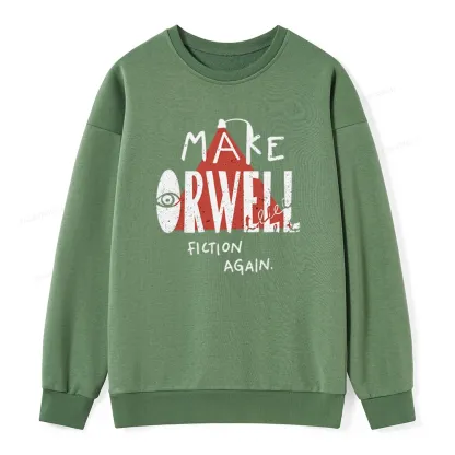 Pagewings Make Orwell Fiction Again Unisex Classic Sweatshirt