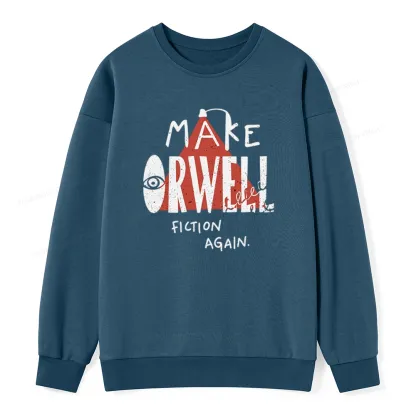 Pagewings Make Orwell Fiction Again Unisex Classic Sweatshirt