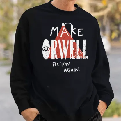 Pagewings Make Orwell Fiction Again Unisex Classic Sweatshirt