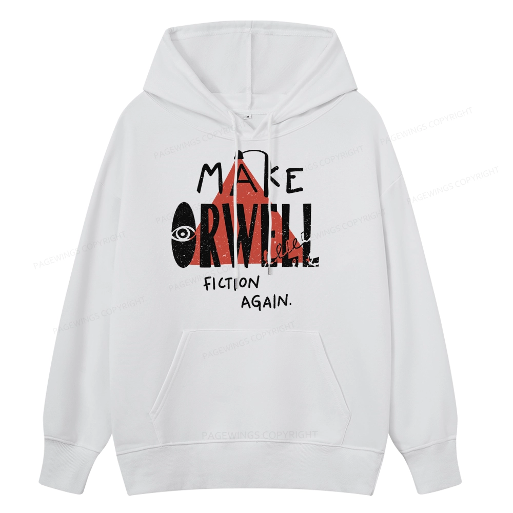 Pagewings Make Orwell Fiction Again Unisex Classic Hoodie
