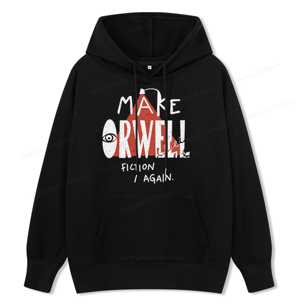 Pagewings Make Orwell Fiction Again Unisex Classic Hoodie
