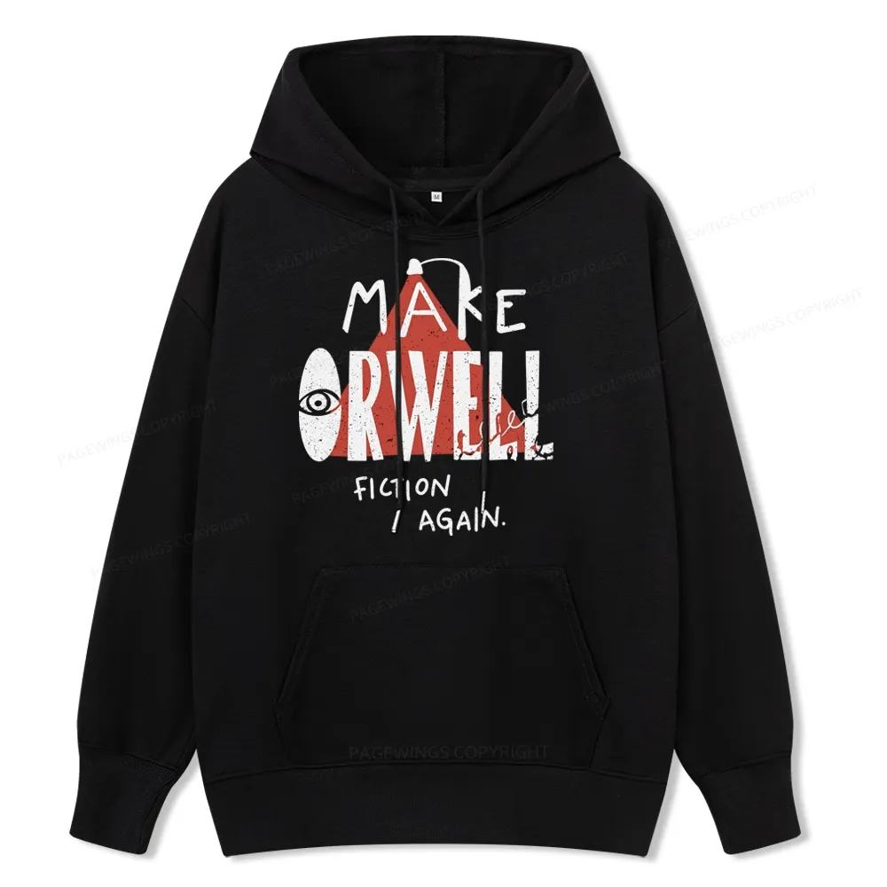 Pagewings Make Orwell Fiction Again Unisex Classic Hoodie