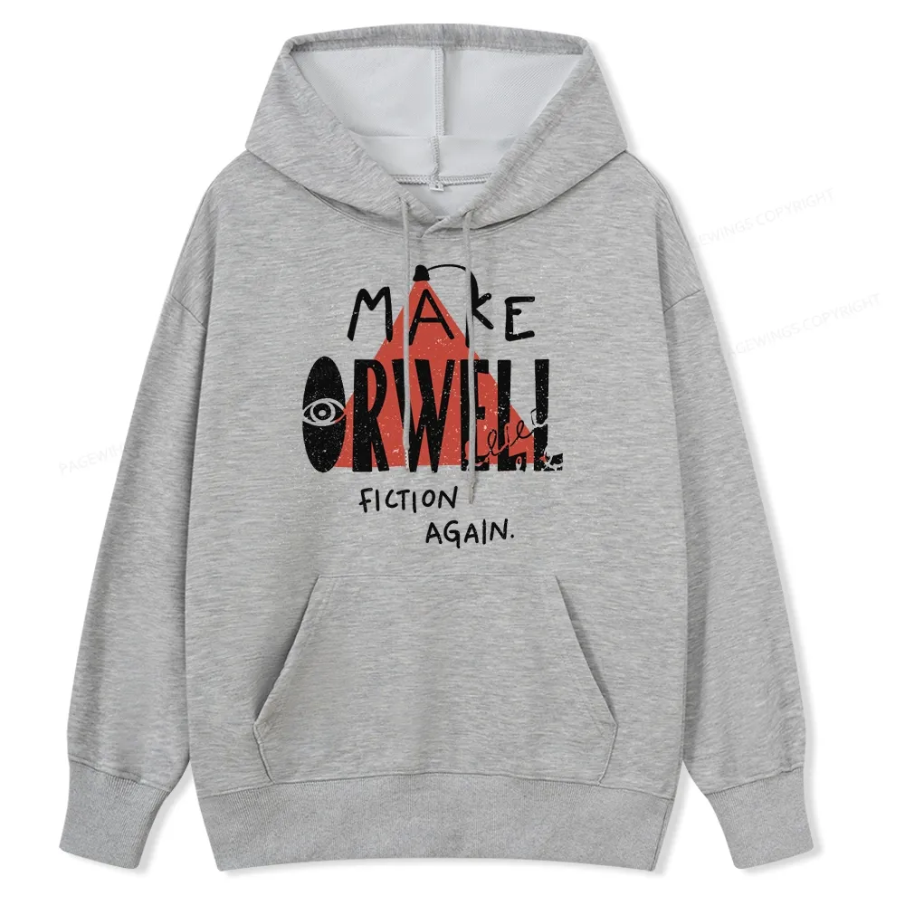 Pagewings Make Orwell Fiction Again Unisex Classic Hoodie